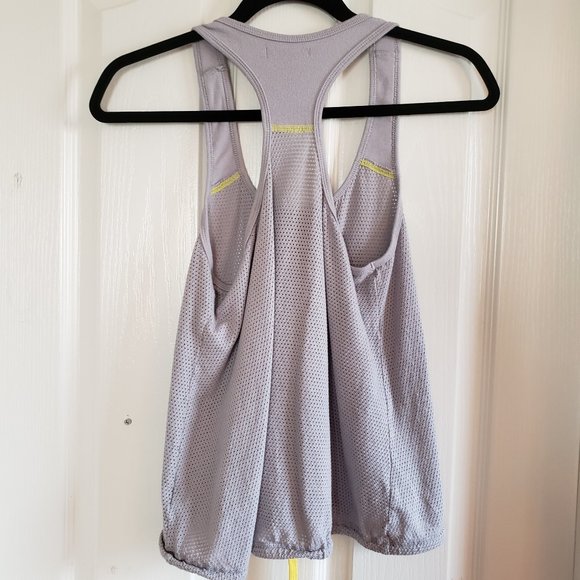 Forever 21 Womens Mesh Workout Athletic Wear Size Sm Racerback Drawstring Grey - Picture 2 of 8